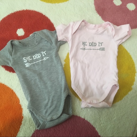 onesies for twins boy and girl